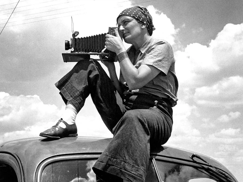 Got A Girl Crush On: Dorothea Lange
“The camera is an instrument that teaches people how to see without a camera.”
Dorothea Lange is most famously known for her iconic “Migrant Mother” photo from the Great Depression–but she was also one of the first female photographers to garner huge commercial success via her work for the US government’s Farm Security Administration (although usually uncredited).
Check out NPR’s fantastic piece “Dorothea Lange: Drawing Beauty Out of Desolation”