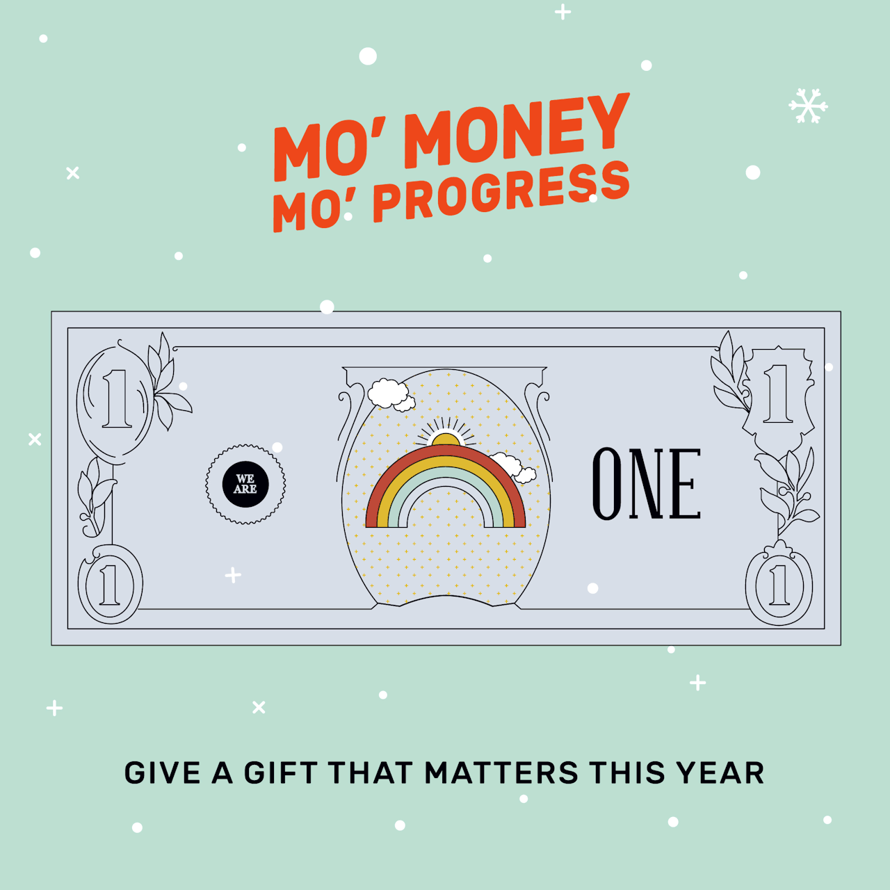 The election has inspired unprecedented levels of giving from concerned Americans seeking to protect the parts of this country they value most. For every person who has donated, there’s another who wants to give but doesn’t know where to start. That’s where newly launched Mo’ Money Mo’ Progress steps in. Partners Cari and Laura decided to leverage their combined skills in philanthropy and graphic design skills to create Mo’ Money Mo’ Progress . Does Mom have a passion for feminist causes? Then the site directs you to donate in her name to orgs like National Network of Abortion Funds . Does Uncle Jerry concern himself with LGBTQ+ issues? Then the site suggests causes like Southerners on New Ground . And if you still want something to put under the tree, they’re offering shiny gold Certificates of Donation . This week, they’re also launching a #momoneymoprogress social media campaign that aims to make giving go viral. They’re inviting friends to tag a friend and offer to donate $20 in their honor, to an organization of the friend’s choosing. The friends, in turn, are urged to do the same. Part holiday gift guide, part fundraising engine, Mo’ Money Mo’ Progress makes it easy for people to donate to causes in lieu of giving gifts this holiday season. <3