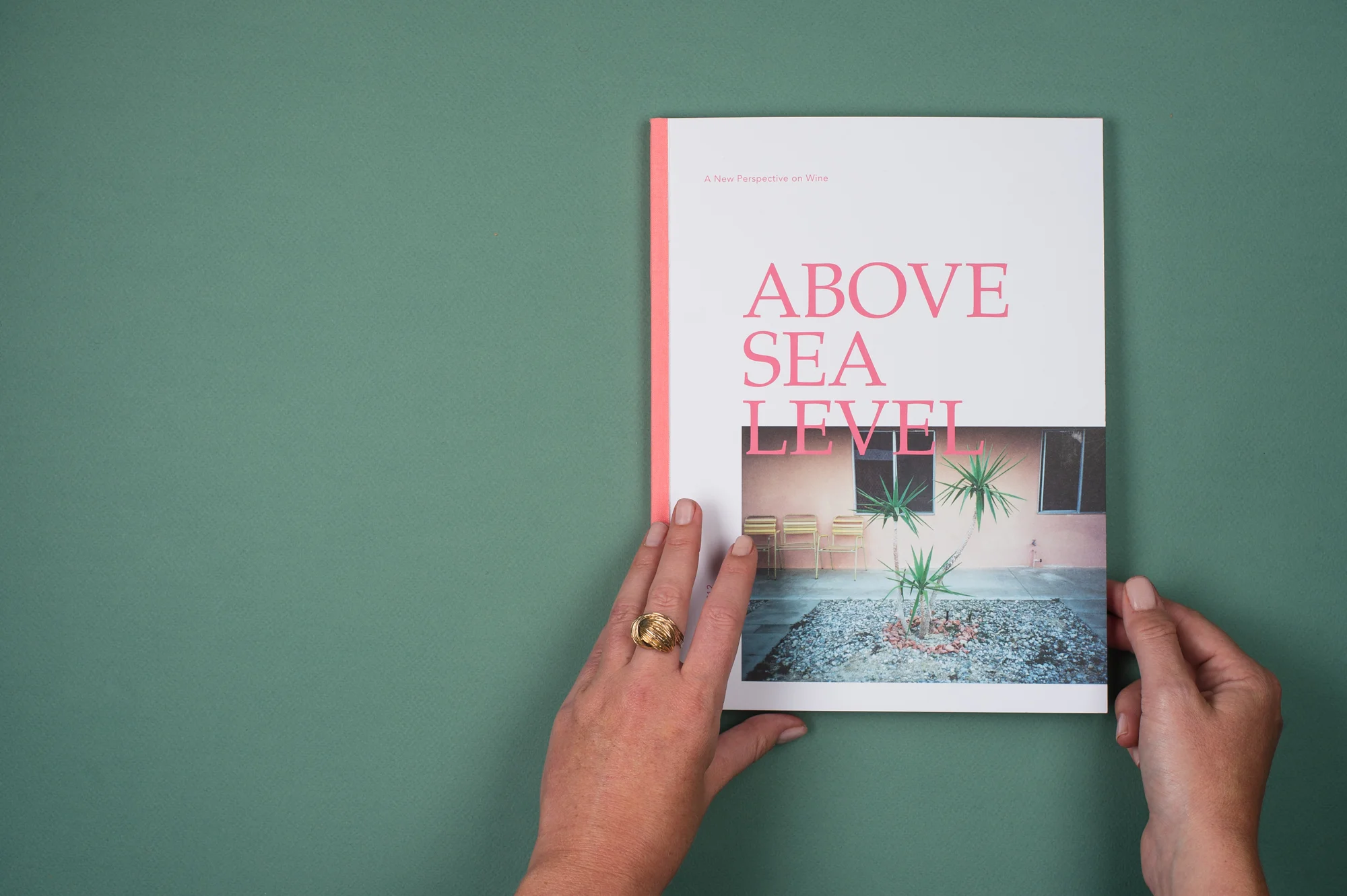 A spread from Issue 1 of Above Sea Level . Photo by Addie Chinn.
