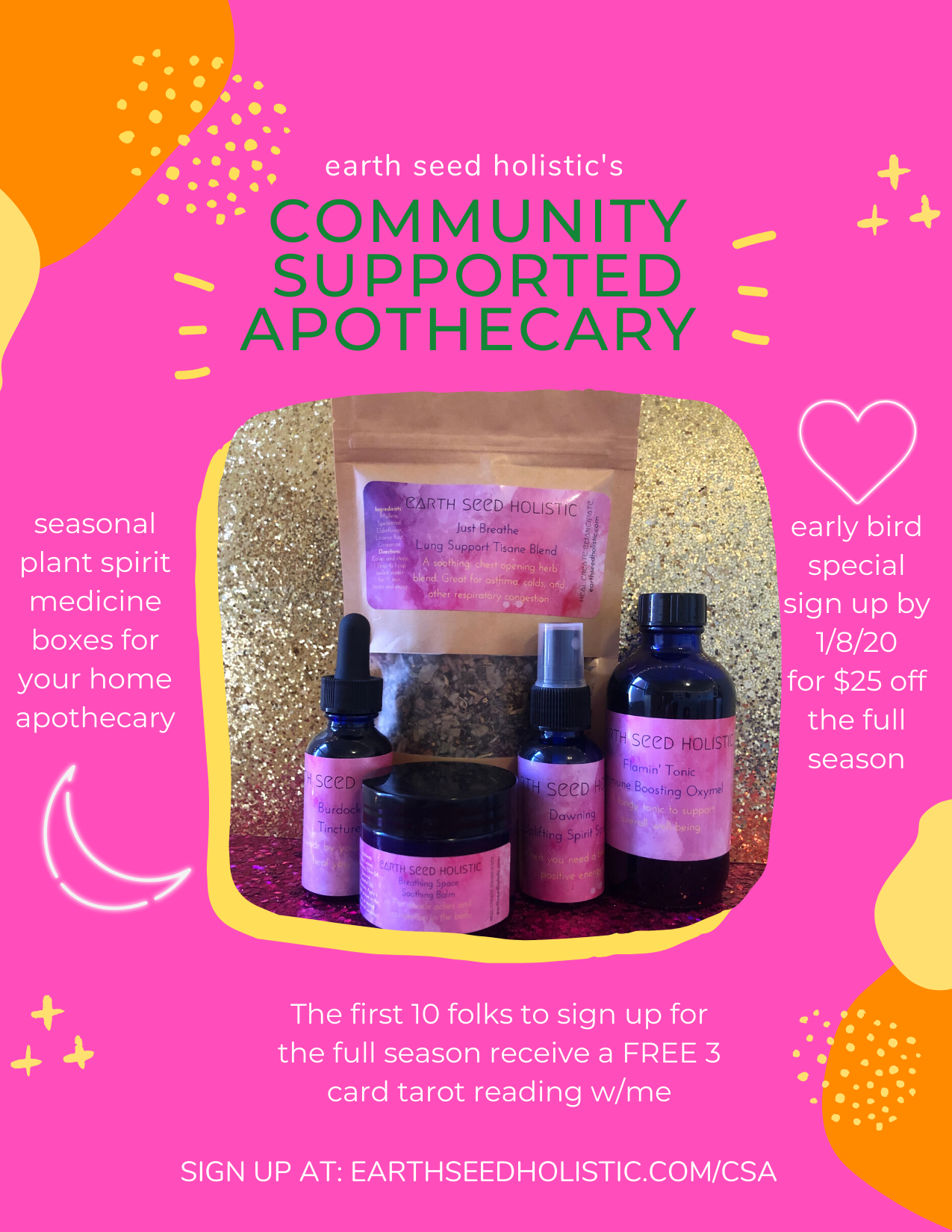 Community Supported Apothecary (CSA) - Early Bird Sign-Up Until 1/8