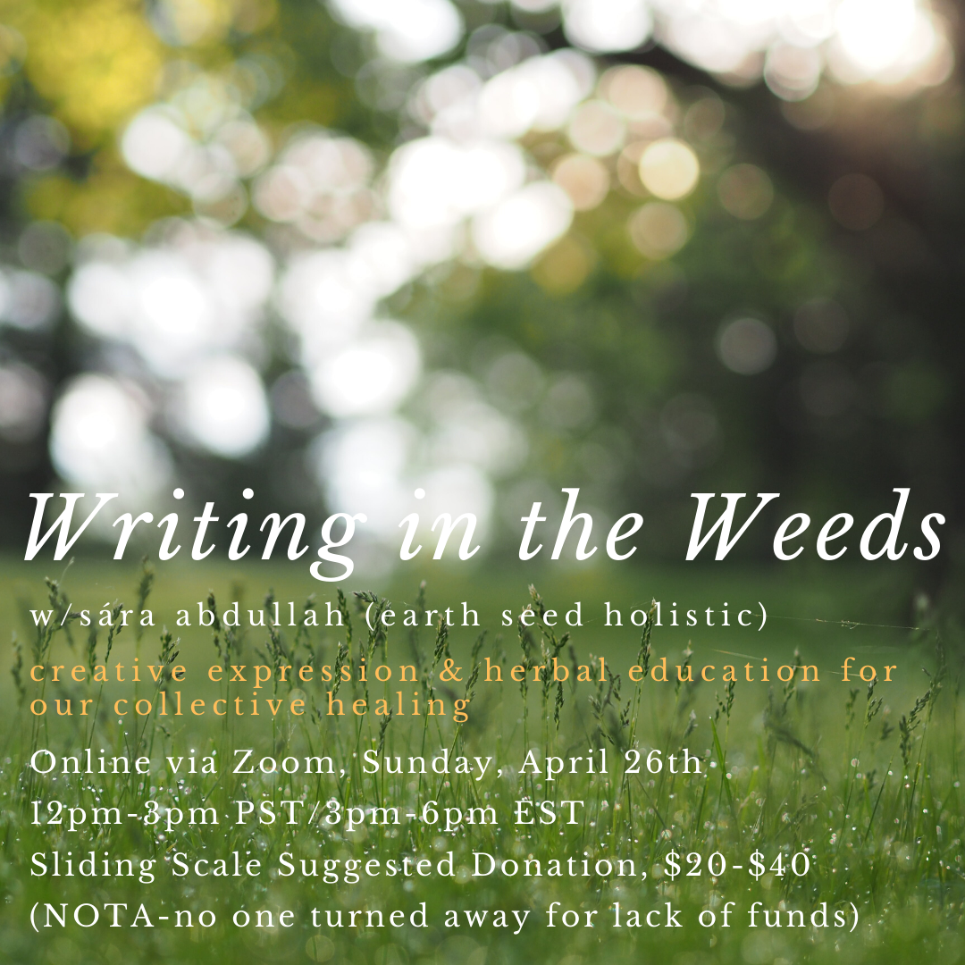 Writing in the Weeds