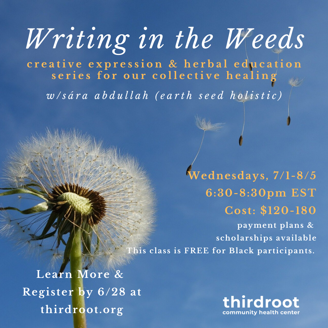 Writing in the Weeds - 6 Week Online Class