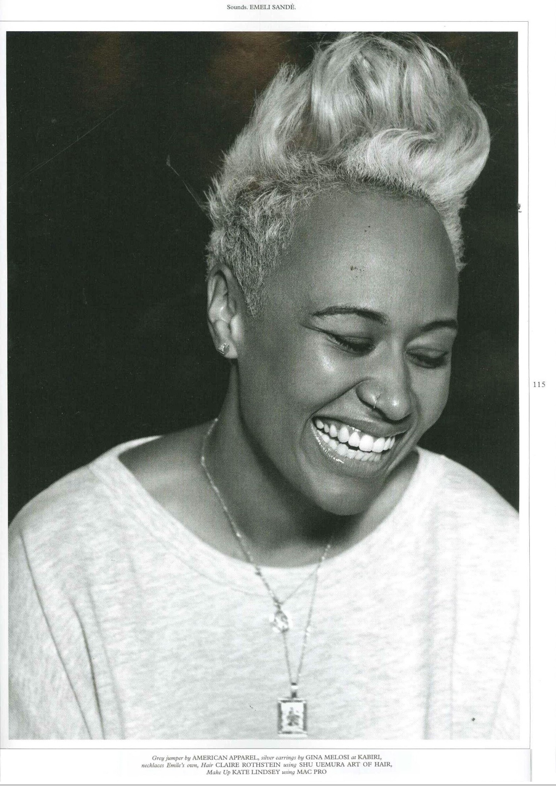 Emeli Sandé in WONDERLAND / DECEMBER 2011