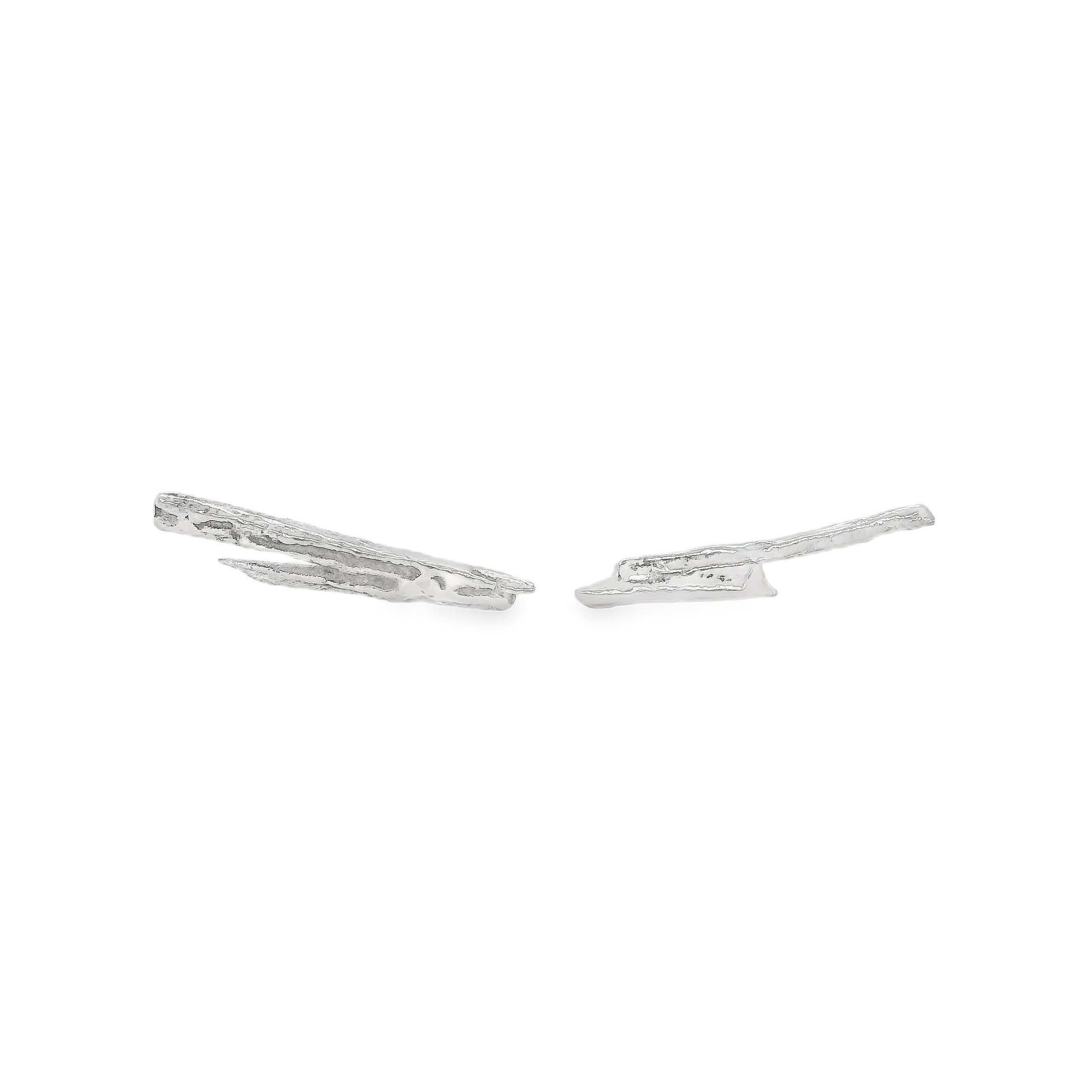 SLIVER Earslides in silver