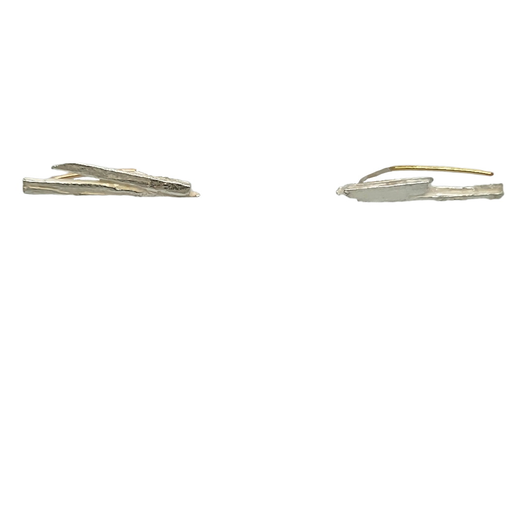 SLIVER Earslides in silver