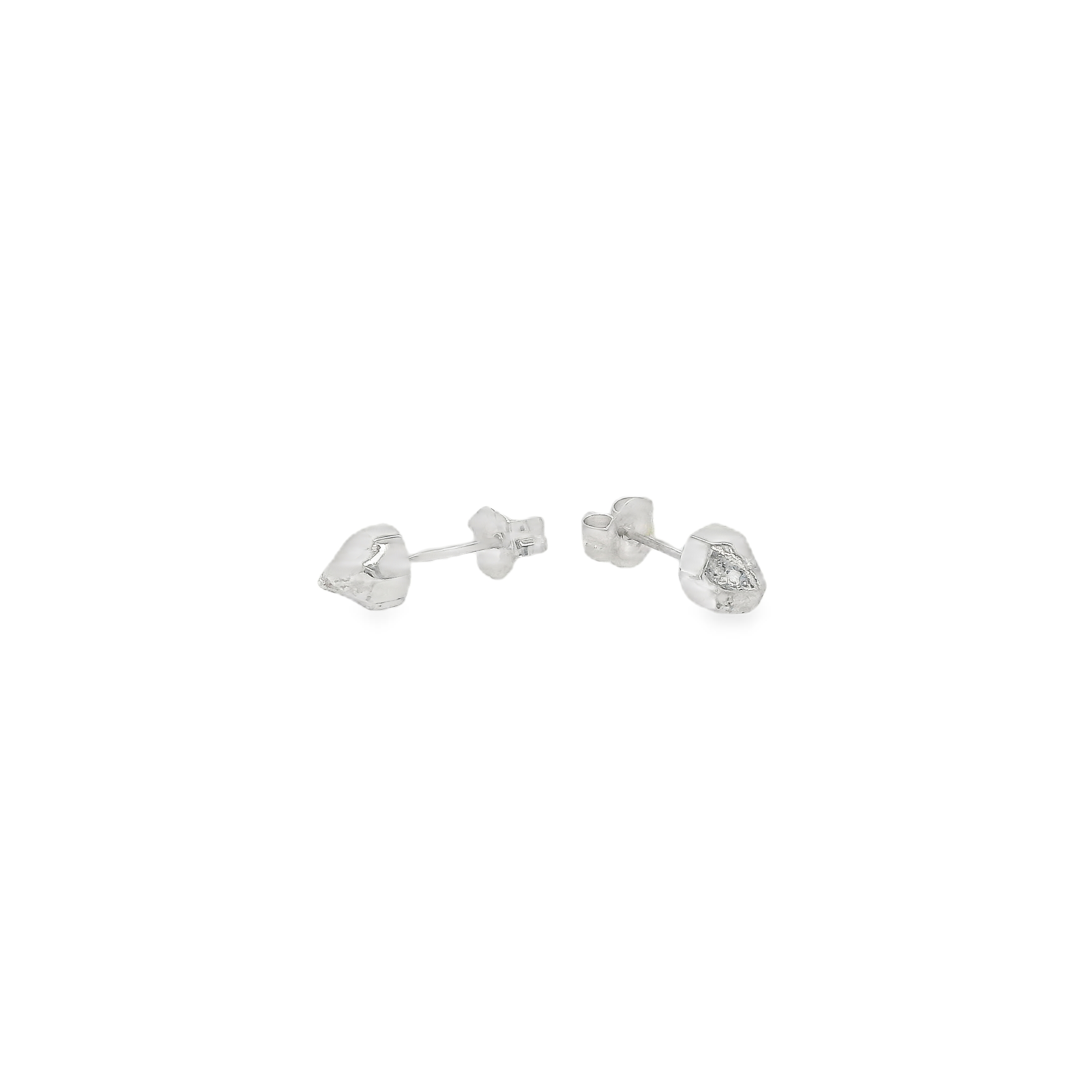 'Herkimer' Studs in silver