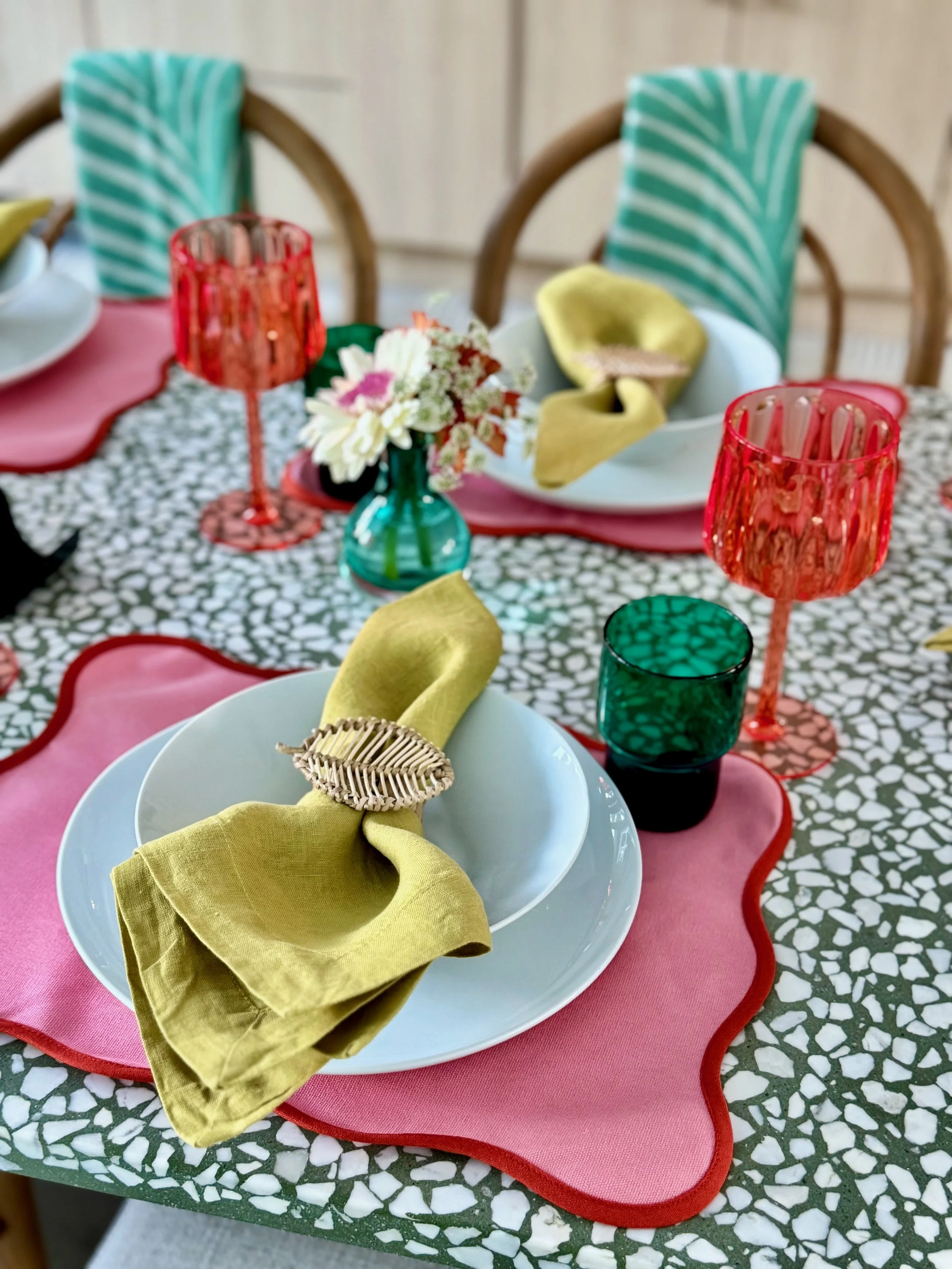 A Colorful Summer Dinner Party