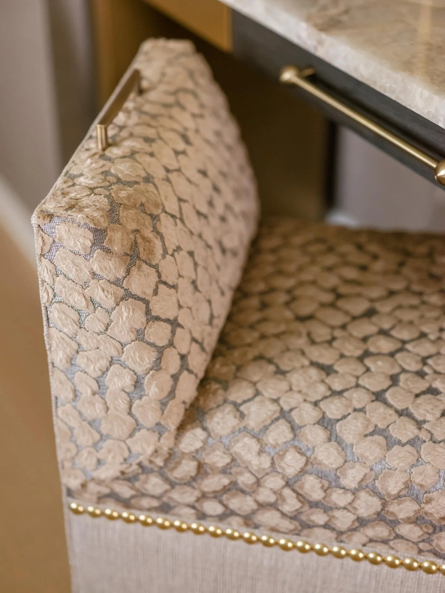 A sneak peek at our latest project at @editiontampa ✨So many custom and unique pieces were designed for this space, we can&rsquo;t wait for our big reveal #AnnCoxDesign #interiordesign #customdesıgn