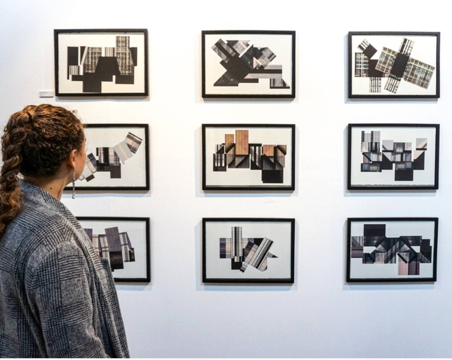 Installation view, A Line of Inquiry , courtesy Atelier Manferdini.