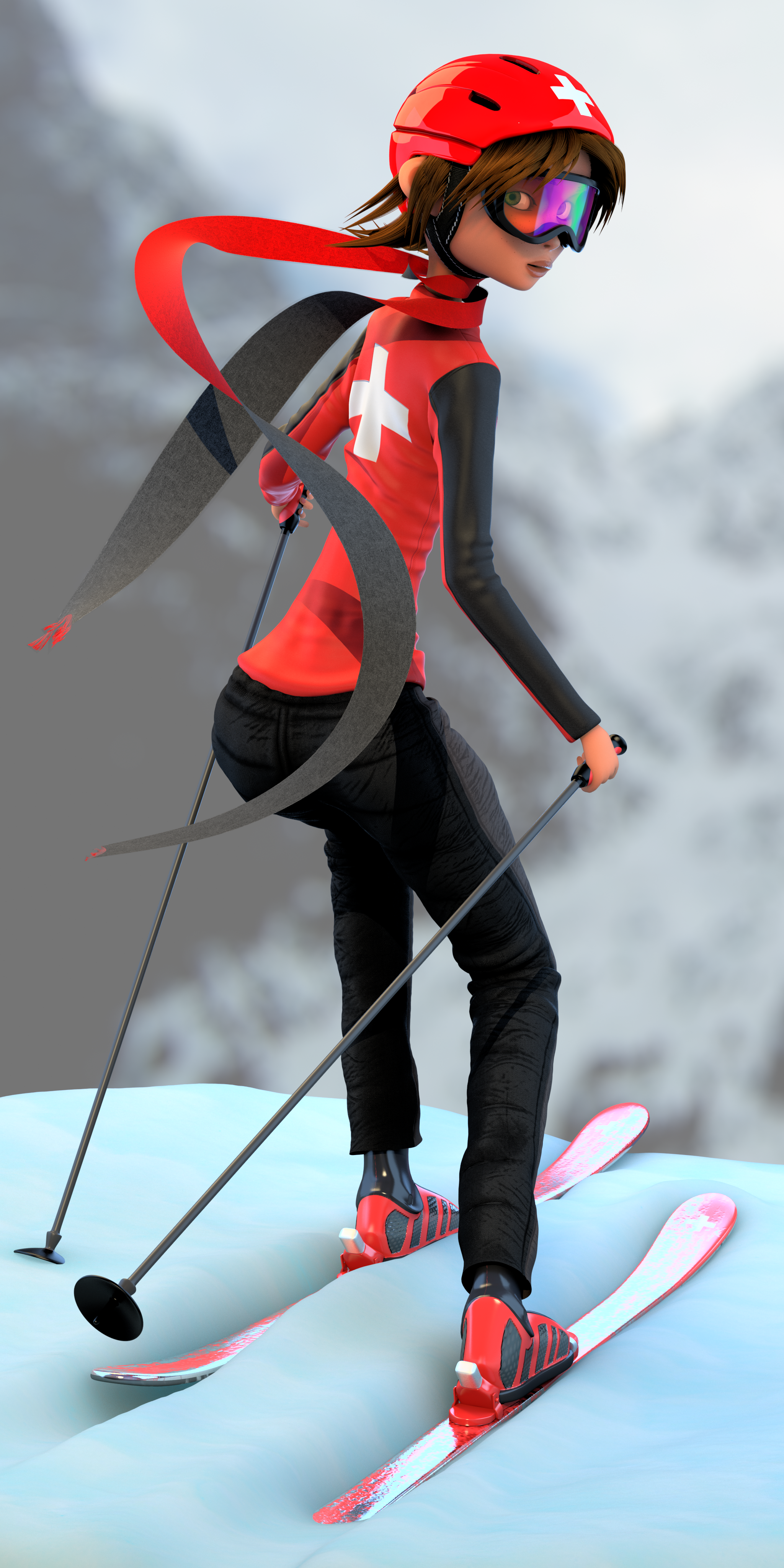 Ski Patrol Character