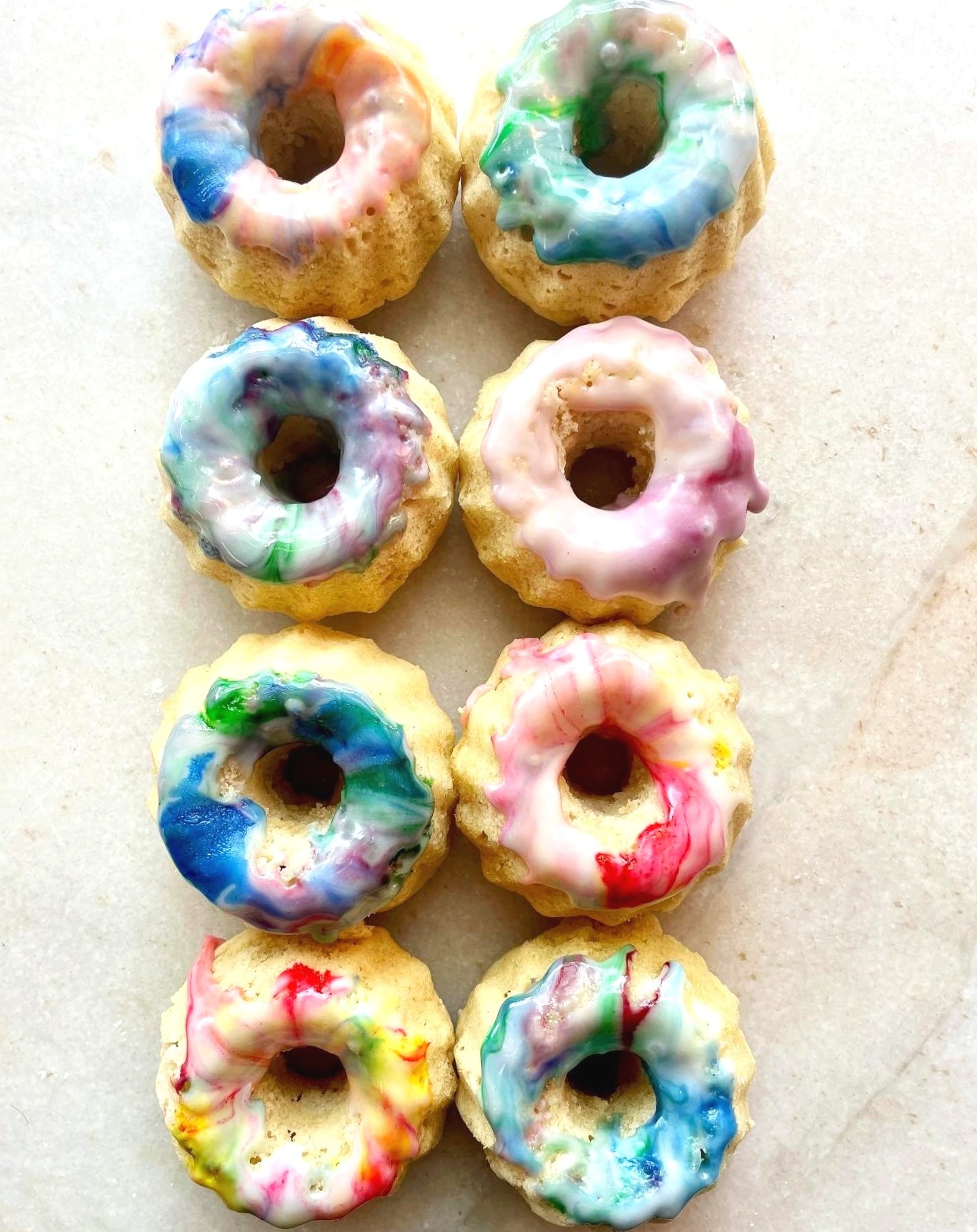 Tie-Dye Donuts