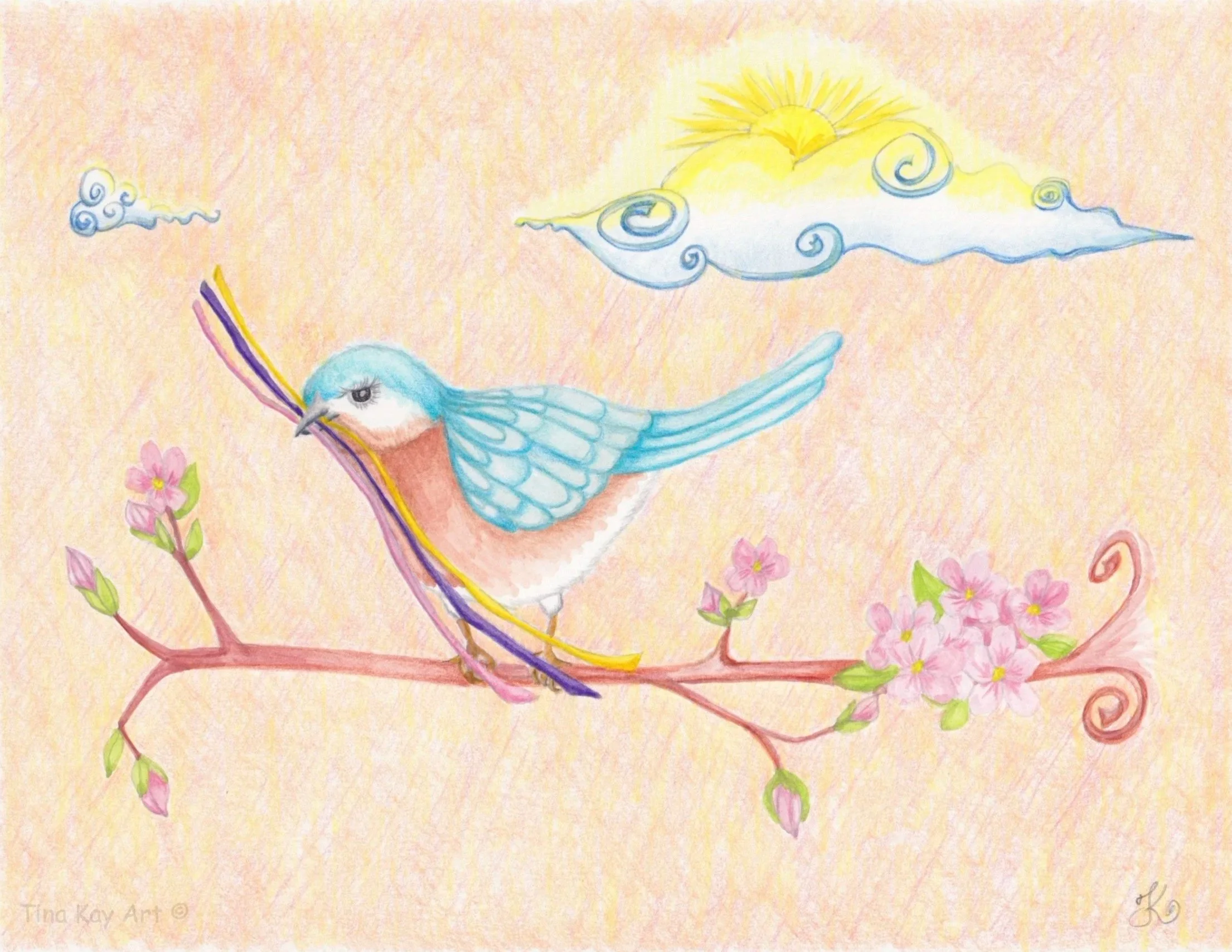 Robin's Ribbons of Spring