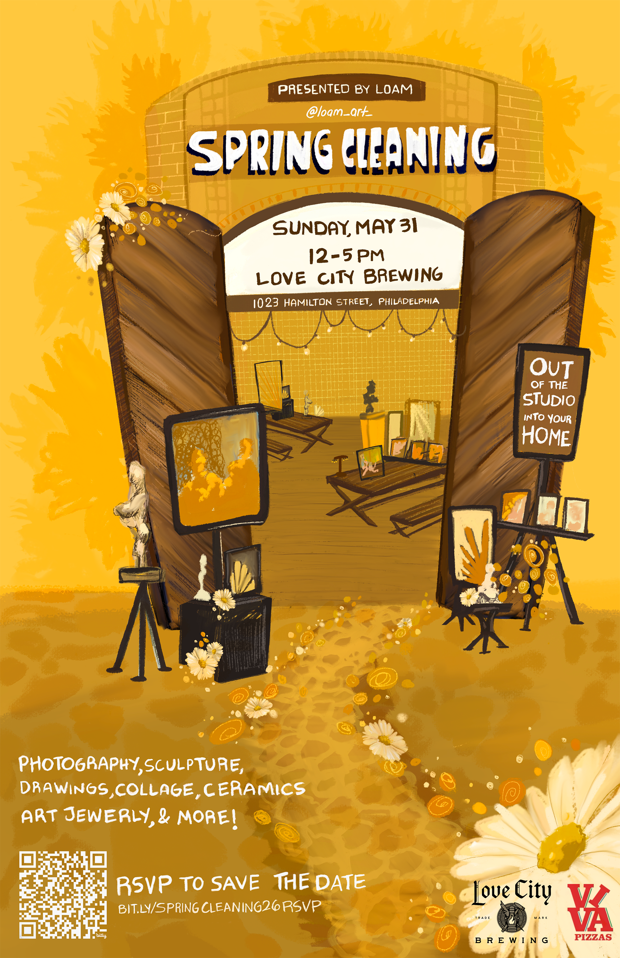  Digital Illustration. Creative commissioned for promotion of the Spring Cleaning Event. Creative page included multiple formats for different platforms as well as a sticker. 