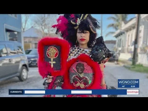 Meet Mardi Gras Indian Queen, Angel Chung Cutno