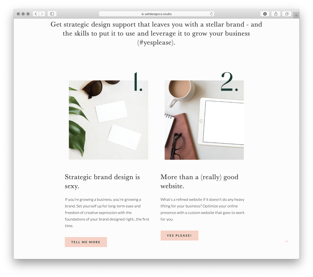 An example of wide margins and ample white space.