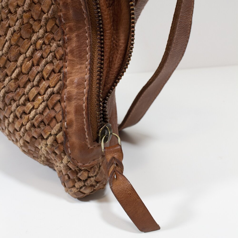 Vachetta Leather 8 Knot Basket Bag—Mini