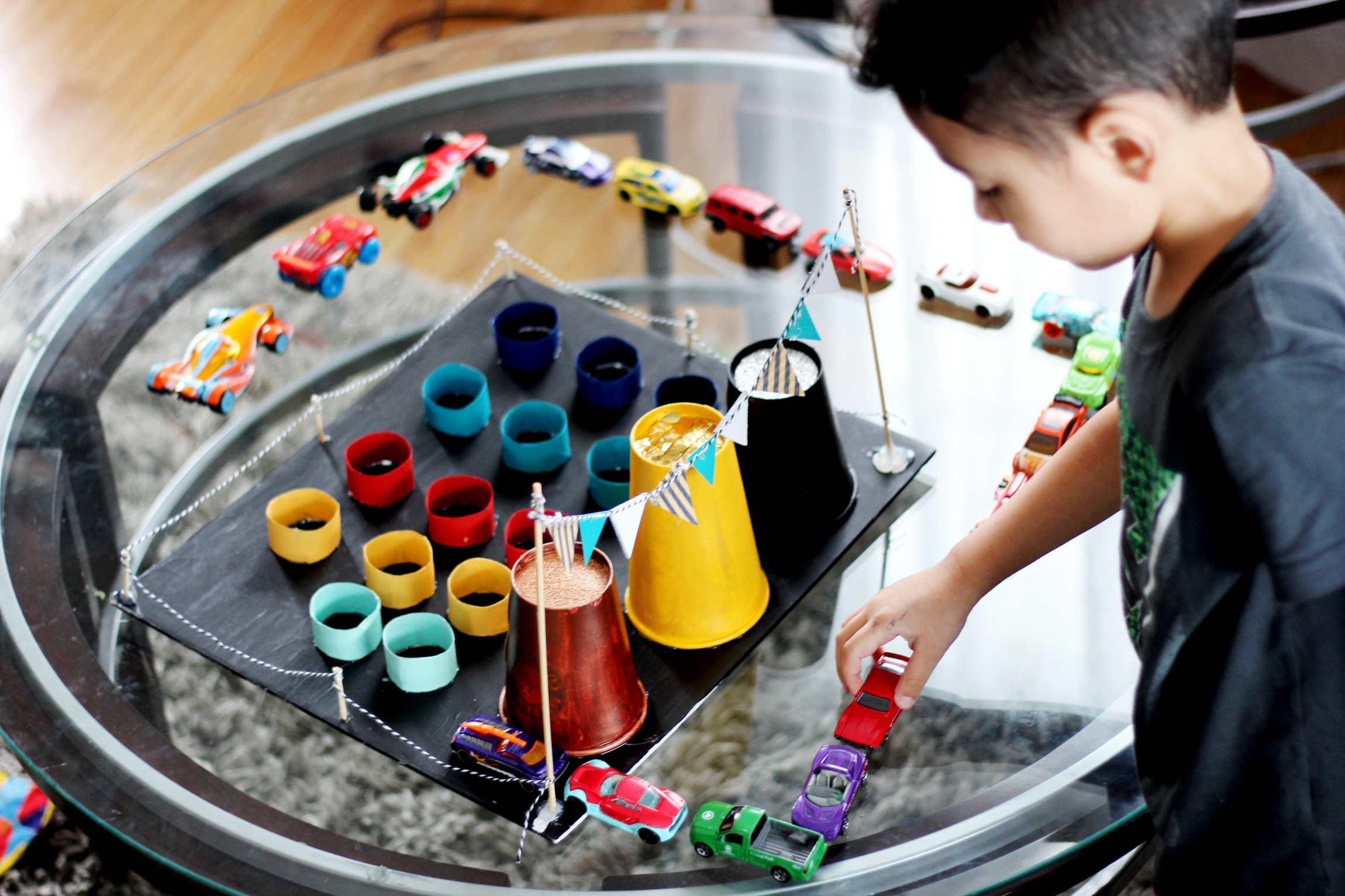 DIY Projects — CAR RACE WINNERS STAGE — All Kids Are Gifted