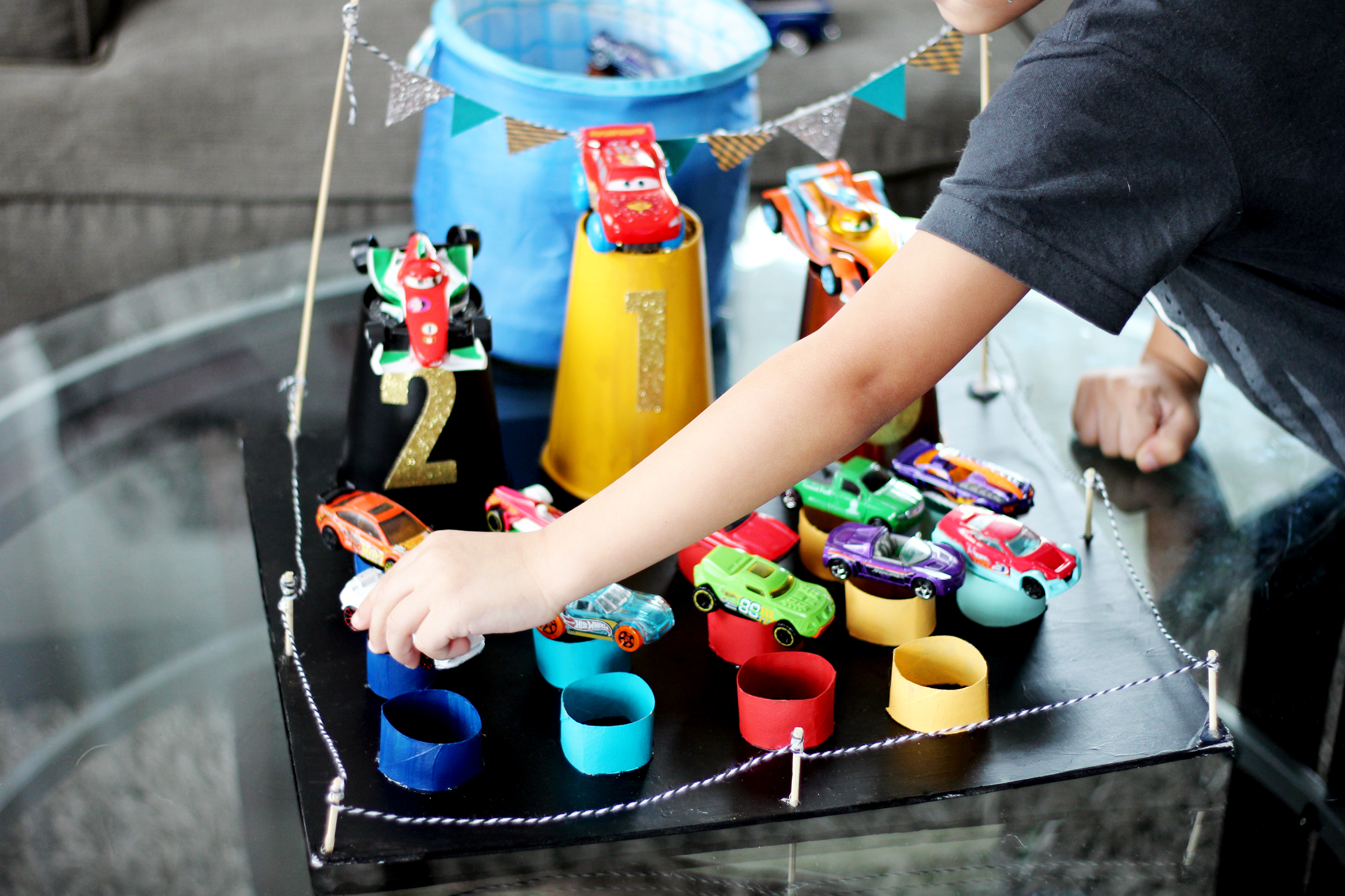 DIY Projects — CAR RACE WINNERS STAGE — All Kids Are Gifted