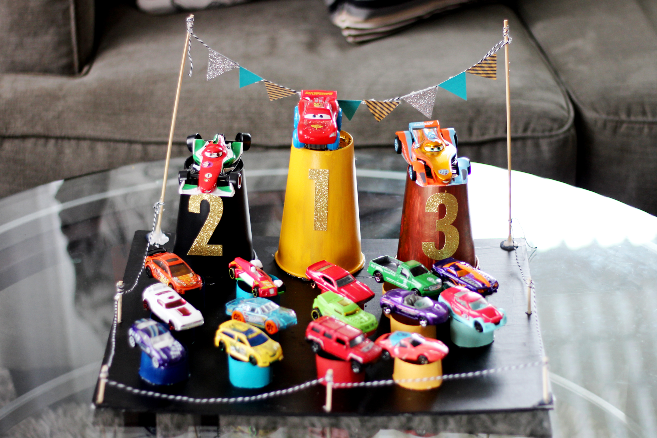 DIY Projects — CAR RACE WINNERS STAGE — All Kids Are Gifted