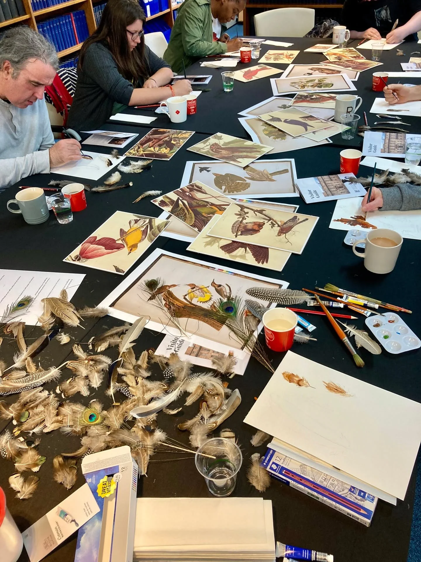 Recently I was commissioned to work with the Royal College of Physicians and Surgeons. @rcpsgheritage1599 is a bit of a hidden gem in Glasgow - home to over 40,000 books, including two volumes of John James Audobon’s amazing Birds of America. T