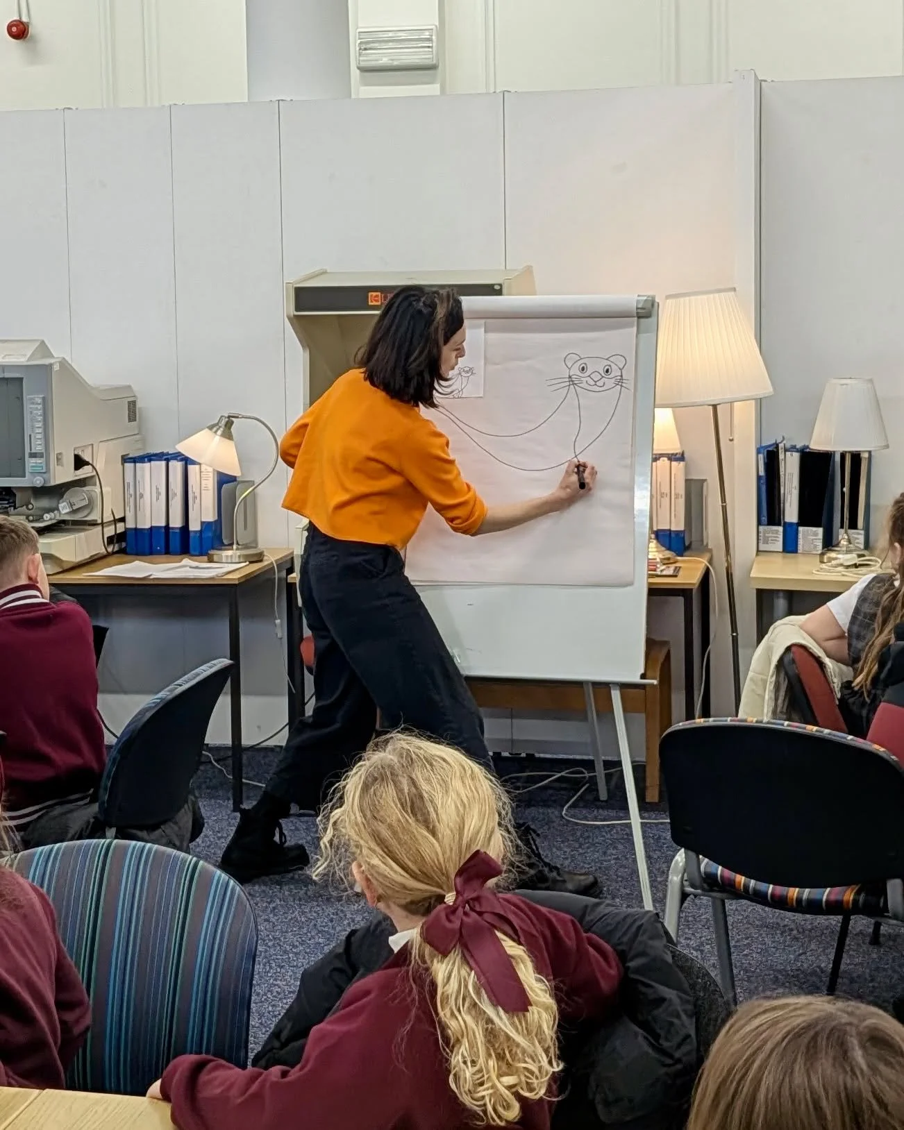 Happy book week! Yesterday @lateralnorthscot and I kicked things of at Dumbarton Library dreaming up characters with the children of Knoxland and Braehead primary schools. All of their wonderful ideas will make their way into a great project we are c