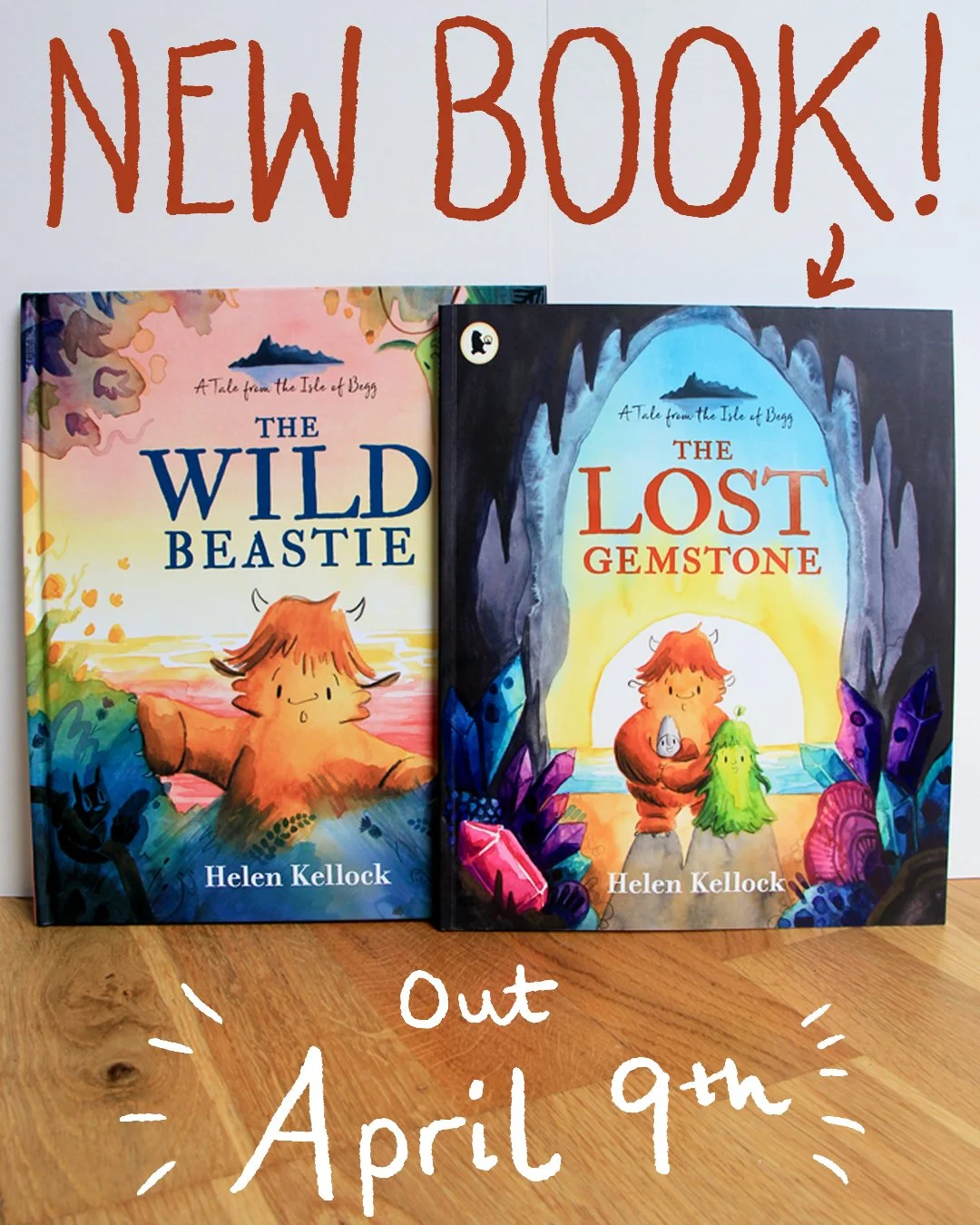The second tale from the Isle of Begg is out on Thursday this week!

It's a perfect day on the Isle of Begg. Perfect, that is, until Bumple and Little Mop discover that a fearsome beastie has stolen a magic gemstone from their friends the rocklings. 