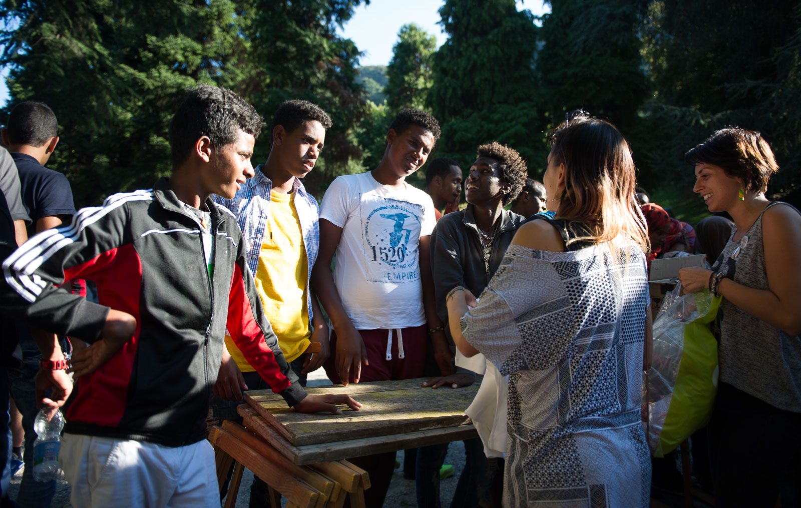 Distribution of cloths