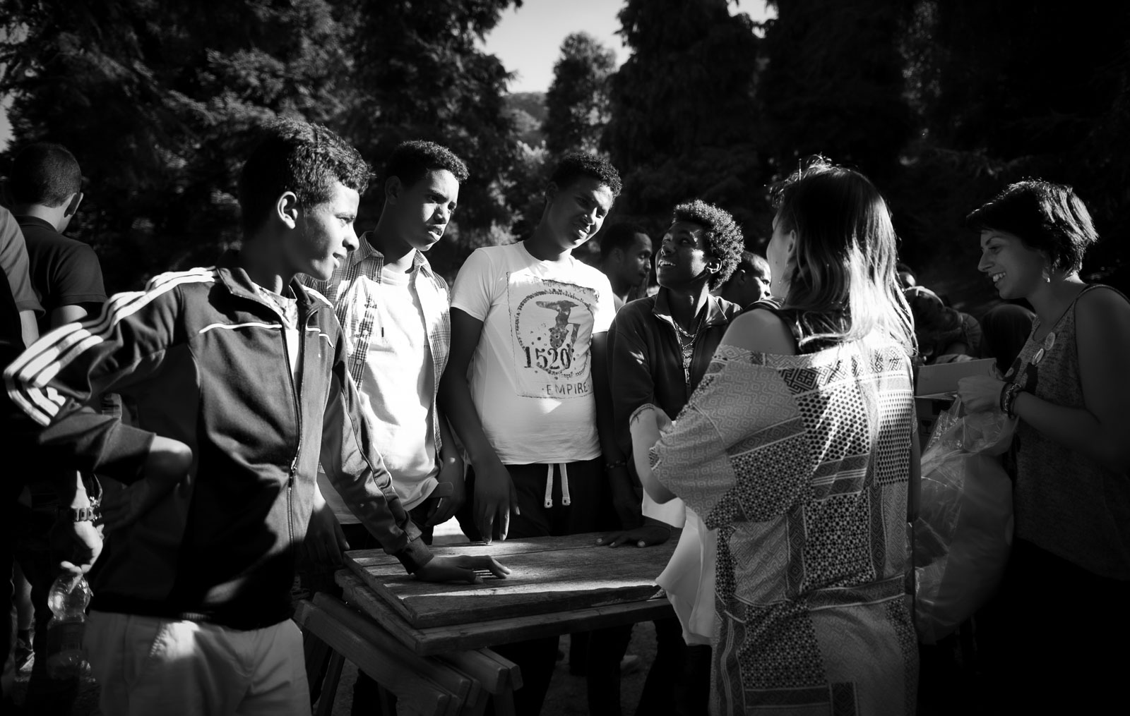 Distribution of cloths