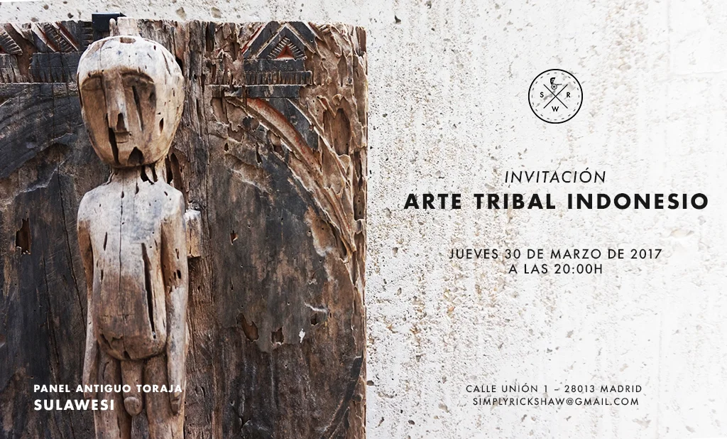 Arte tribal indonesio en Simply Rickshaw