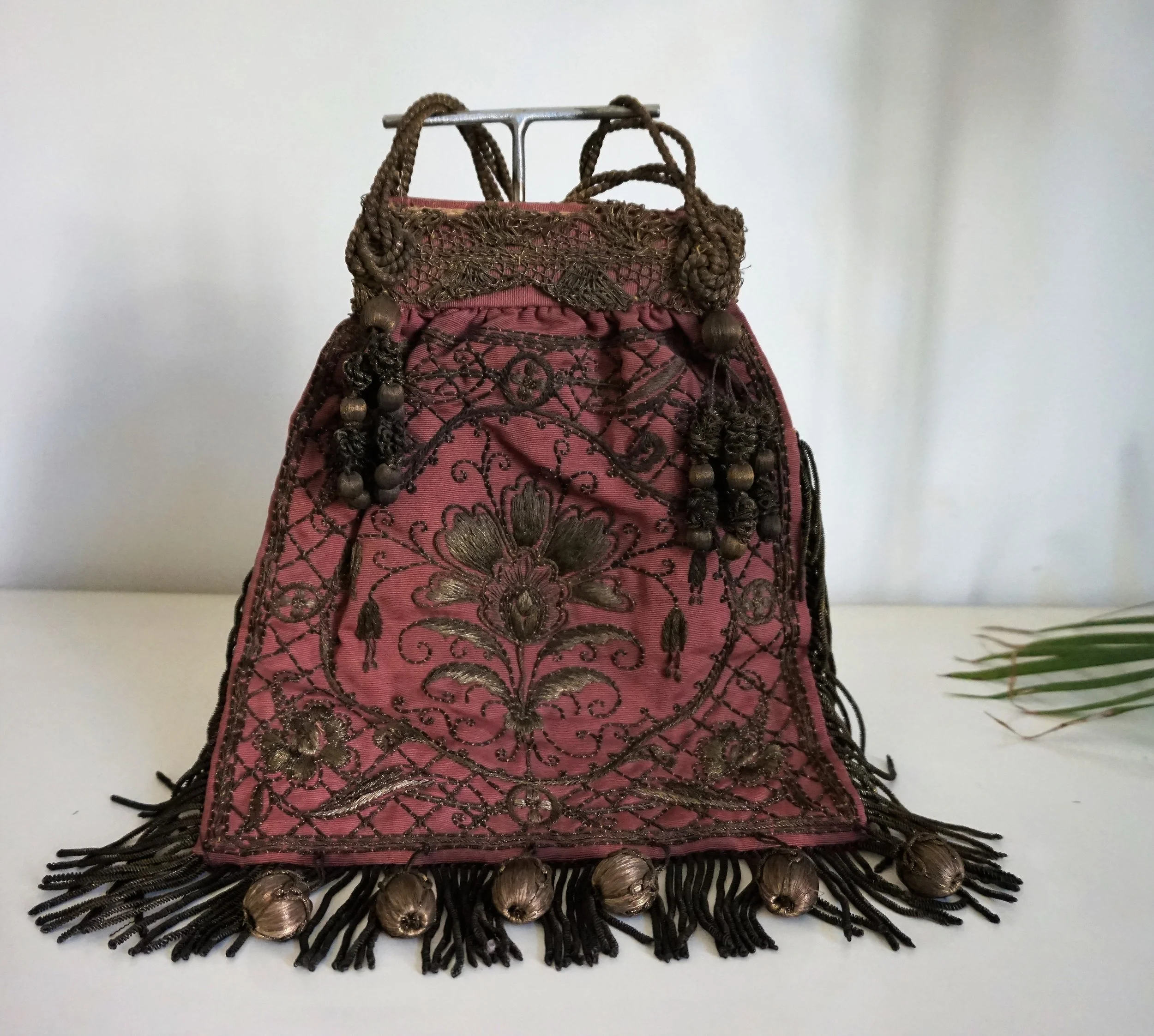 Bolso antiguo bordado | Francia