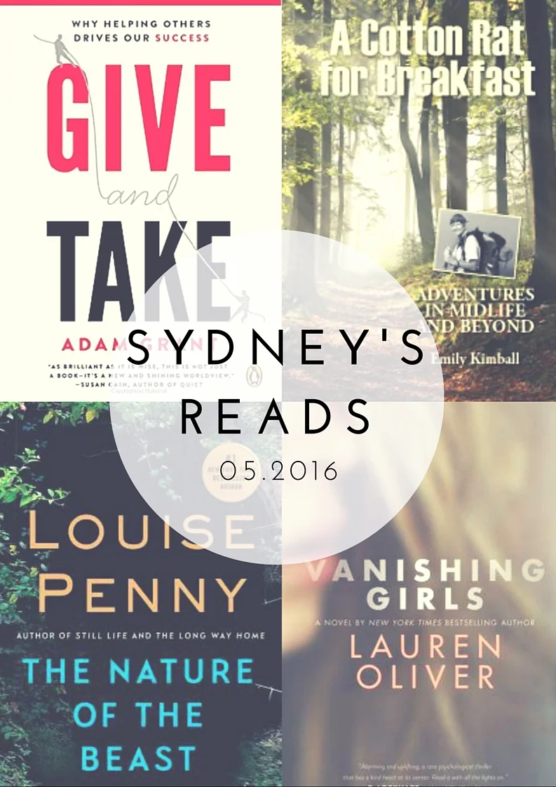May 2016 Reads