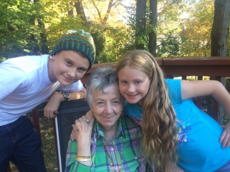 Chace, Great Grandma, and Lexi