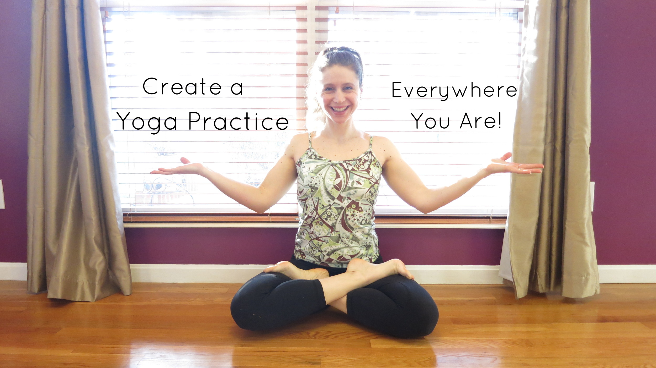 Yoga with Irena in Lotus Padmasana