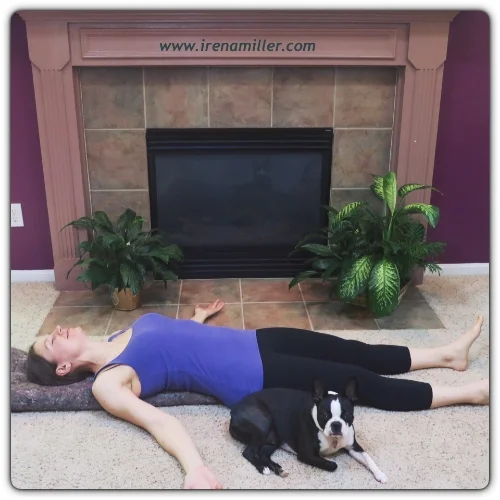 Restorative Yoga Pose Irena