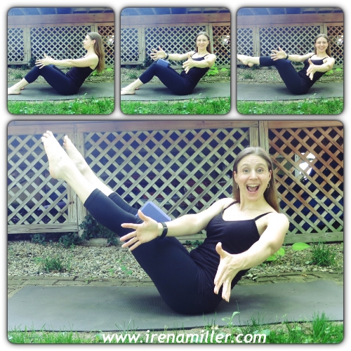 navasana block yoga irena