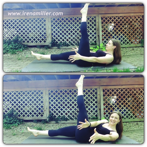 modified boat pose yoga irena