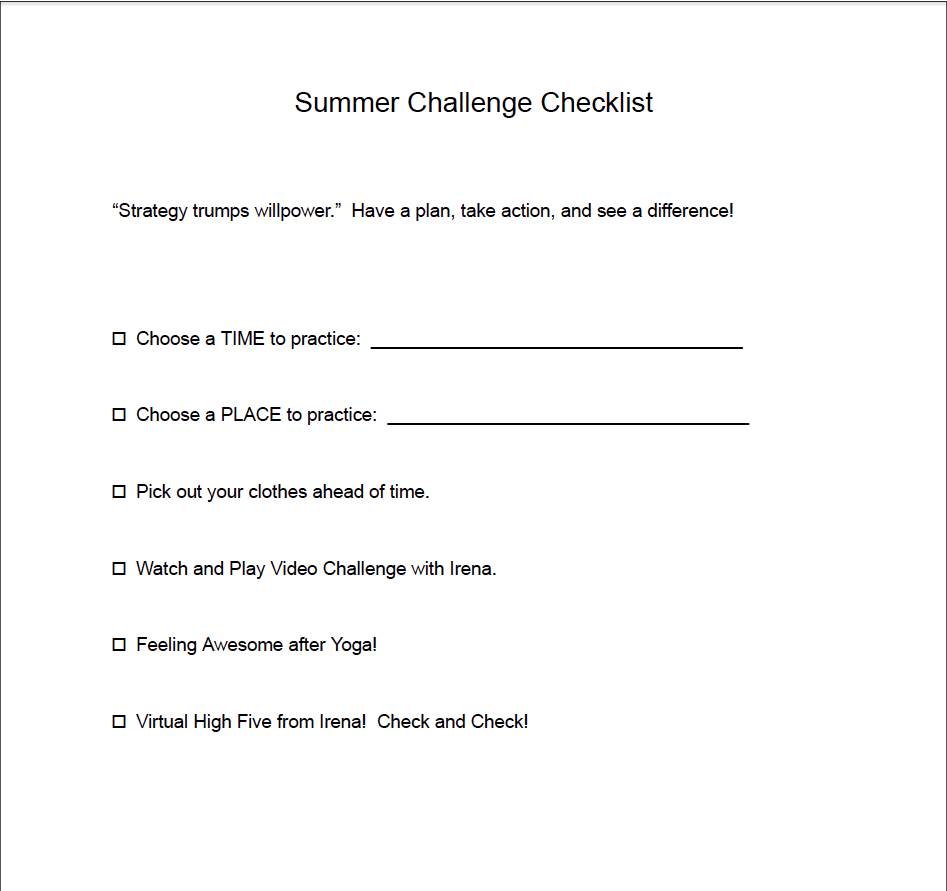 checklist