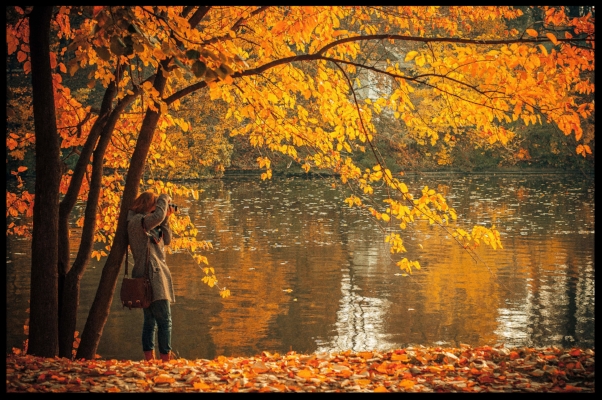 fall yoga irena lake