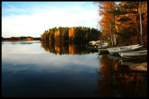 fall yoga irena lake boats