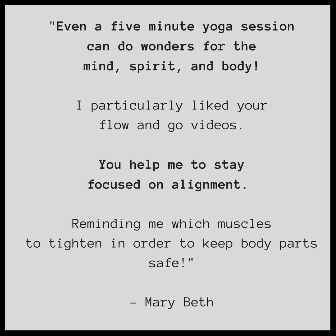 testimonial irena yoga