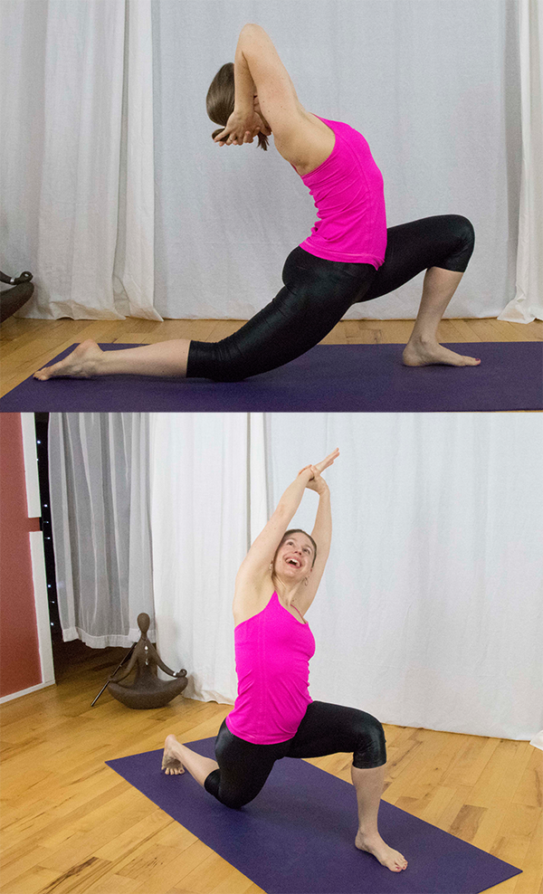 Crosstrain with Yoga for Spinners, Cyclists, Runners. Reduce fatigue in tight thighs, (quadriceps) and let go of tight hip flexors. Lower back pain relief. www.irenamiller.com
