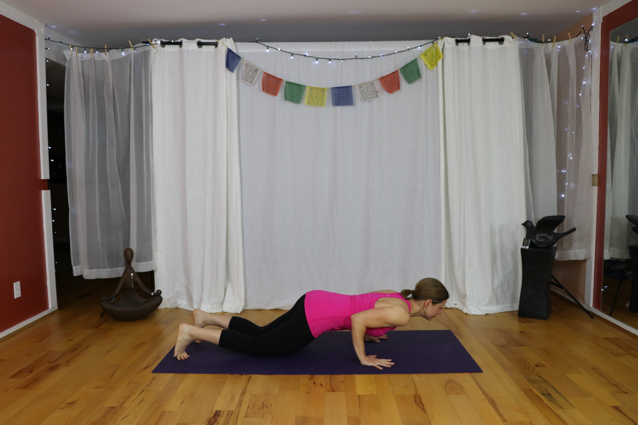 How to do chaturanga safely. www.irenamiller.com Yoga with Irena