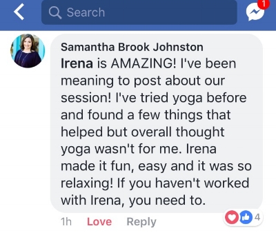 Personalized Yoga for You! Yoga with Irena Miller www.irenamiller.com