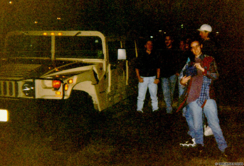 Outside QuakeCon 96, talking with friends
