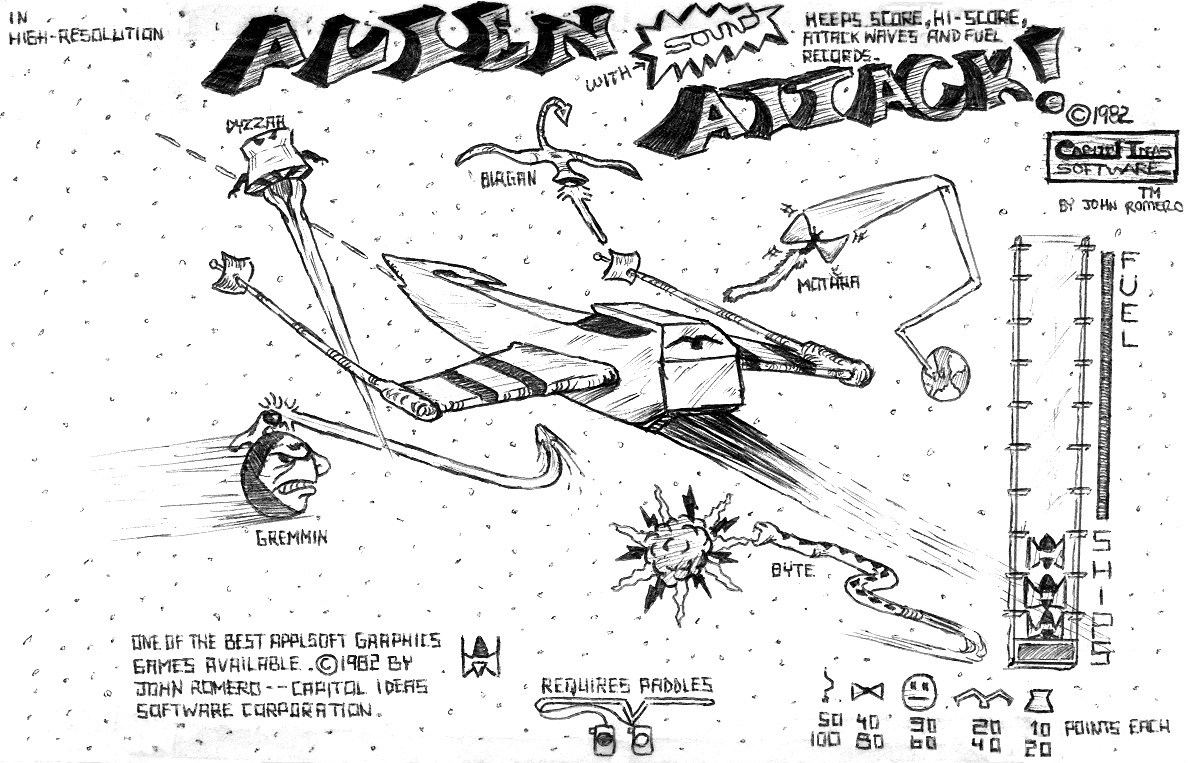 Check out the first Alien Attack advert that I did...