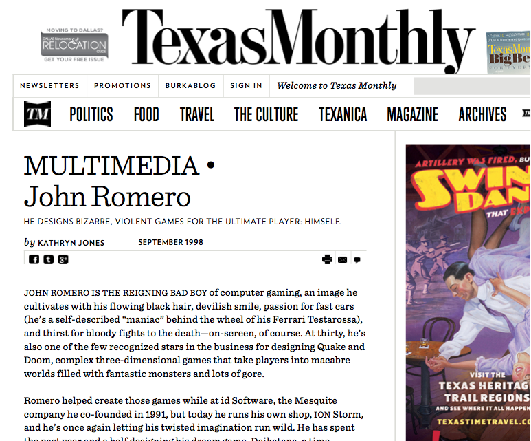 Texas Monthly: Top 20 Texans 1998