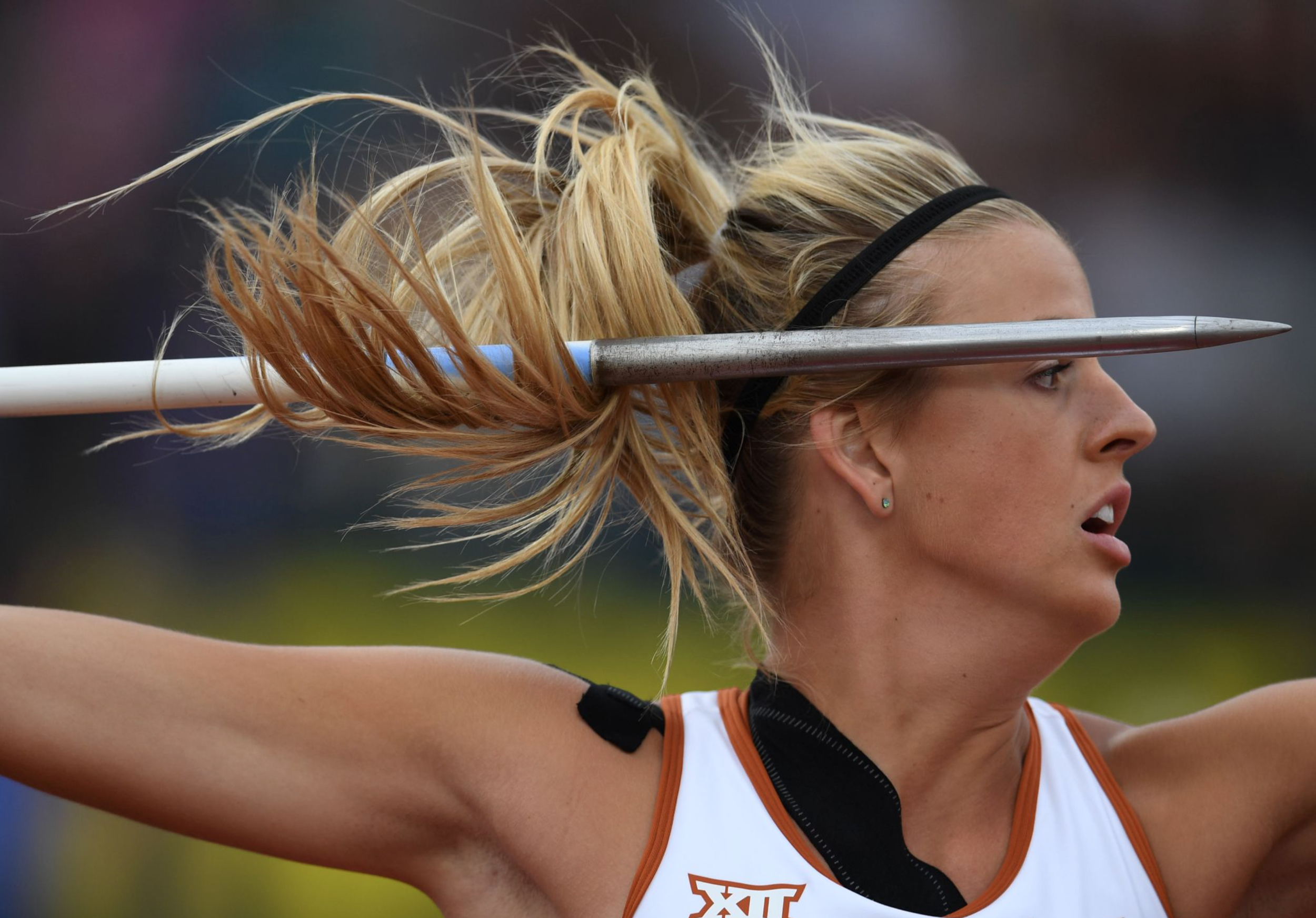Haley Crouser competed in the women's javelin qualifying event. She finished 10th overall.