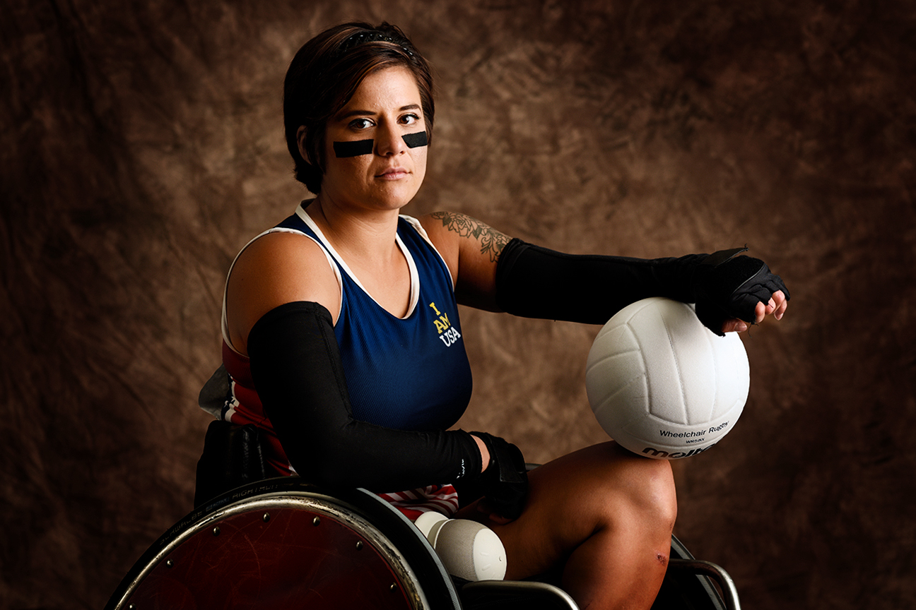 Sebastiana Lopez Arellano, 25, served in the United States Air Force. She won a gold medal in rugby and a silver in the discus.