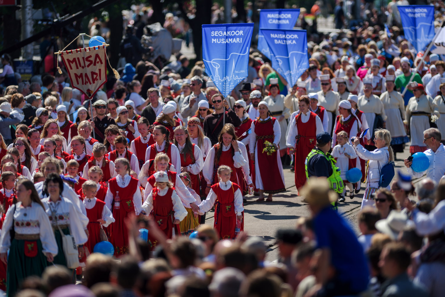  Tallinn, EstoniaParade through city and opening ceremony 