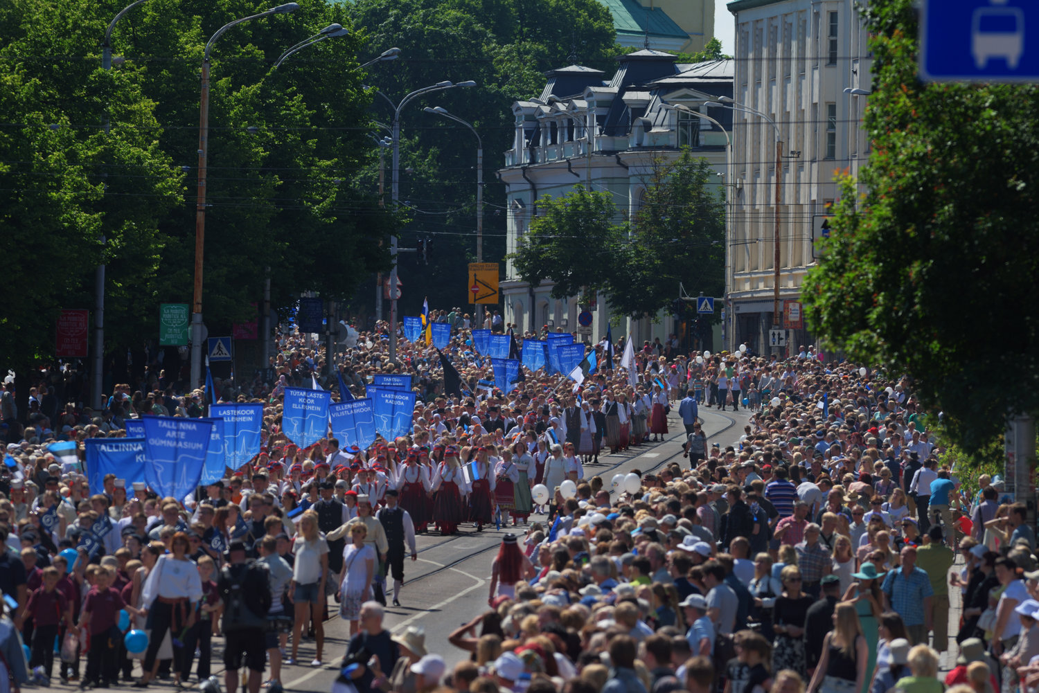  Tallinn, EstoniaParade through city and opening ceremony 